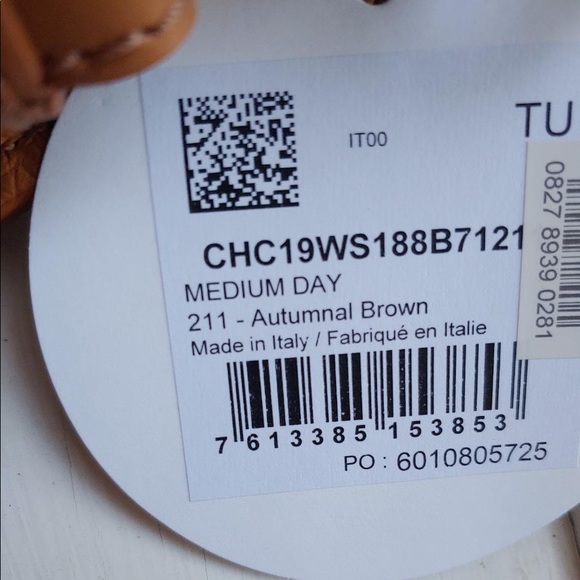 Chloe Medium Day pebbled leather autumnal brown bag with gold hardware 🔑 NWT - Picture 5 of 16